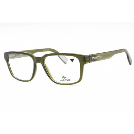Lacoste Men's Eyeglasses - Khaki Plastic Rectangular Shape Full Rim Frame | L2927 275 ,