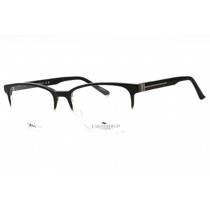 Chesterfield Men's Eyeglasses - Black Crystal Plastic Square Frame | CH 110XL 07C5 00 ,