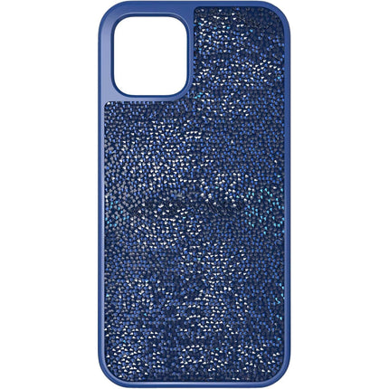 Swarovski Smartphone Case - Glam Rock iPhone 12/12 Pro Crystals Blue | 5616361 ,