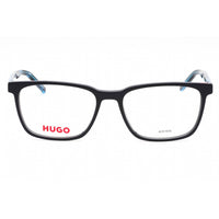 Hugo Men's Eyeglasses - Blue Pattern Plastic Square Full Rim Frame | HG 1074 0S6F 00 ,
