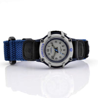 Casio Silver Resin Case Blue Band Watch | FTL-500V-2BVLCF ,