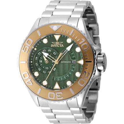 Invicta Men's Watch - Grand Diver Automatic Dark Green Dial Steel Bracelet | 47544 ,