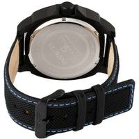 Invicta Men's Watch - Speedway Quartz Black Dial Nylon and Leather Strap | 46307 ,
