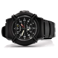Casio Black Resin Case Black Band Watch | HDA-600-1BVCF ,
