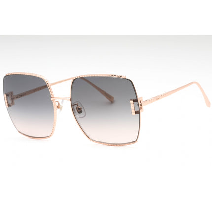 Chopard Women's Sunglasses - Shiny Copper Gold Metal Square Shape Frame| SCHG30M 08FC ,