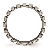 Titanium & Black IP-plated Wire 6mm Polished Band | TB303 ,