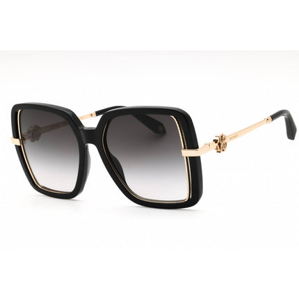 Roberto Cavalli Women's Sunglasses - Black Plastic Oversized Full Rim | SRC007 0700 ,