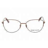 Anne Klein Women's Eyeglasses - Mocha Cat Eye Full Rim Metal Frame | AK5085 200 ,