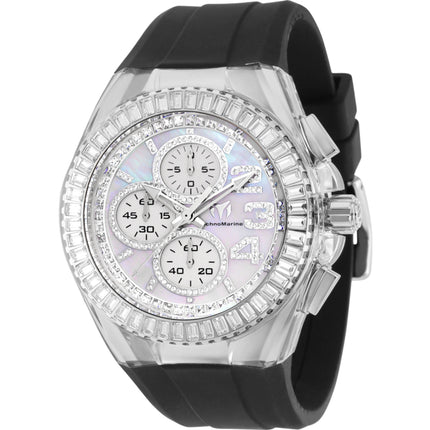 Technomarine Men's Watch - Cruise Glitz Chrono Silver and White Mop Dial | TM-121023 ,