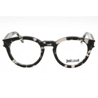 Just Cavalli Women's Eyeglasses - Black Tortoise Plastic Round Frame | VJC016 0809 ,