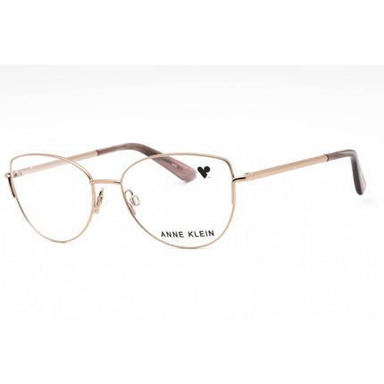 Anne Klein Women's Eyeglasses - Rose Gold Metal Full Rim Cat Eye Frame | AK5085 780 ,