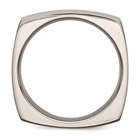 Titanium Square 6mm Satin Band | TB117 ,