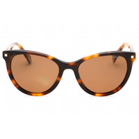 Polaroid Core Women's Sunglasses - Havana Cat Eye Plastic Frame | PLD 4111/S/X 0086 HE ,