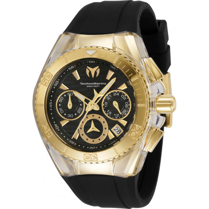 Technomarine Women's Watch - Cruise Star Chronograph Quartz Black Strap | TM-120036 ,