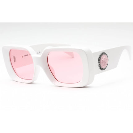 Versace Women's Sunglasses - White Oversized Shape Frame Pink Lens | 0VE4473U 314/84 ,