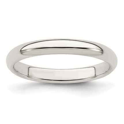 Sterling Silver Stackable Expressions 3mm Half-Round Band | QWH030 ,
