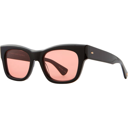 Garrett Leight Women's Sunglasses - Black Acetate Cat Eye Full Rim Frame | WOZ BK/SWTR ,