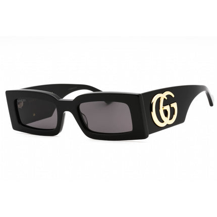 Gucci Women's Sunglasses - Black Acetate Full Rim Rectangular Frame | GG1425S 001 ,