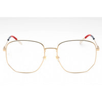Gucci Women's Eyeglasses - Gold Metal Full Rim Geometric Shape Frame | GG0396O 002 ,