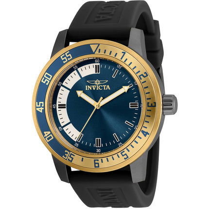 Invicta Men's Watch - Specialty Quartz White and Blue Dial Silicone Strap | 35779 ,