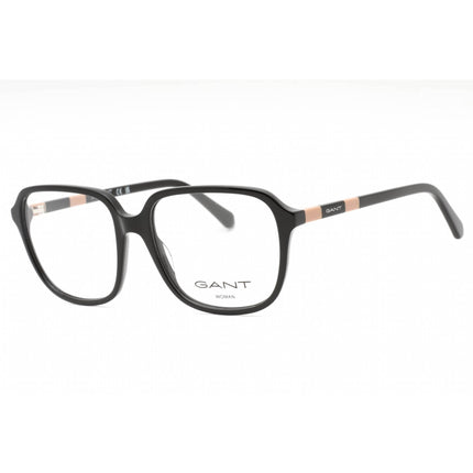 Gant Women's Eyeglasses - Shiny Black Plastic Square Shape Full Rim Frame | GA4155 001 ,