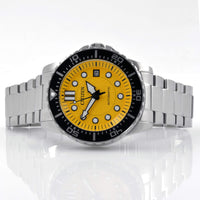 Citizen Men's Watch - Urban Mechanical Yellow Dial Silver Tone Bracelet | NJ0170-83Z ,