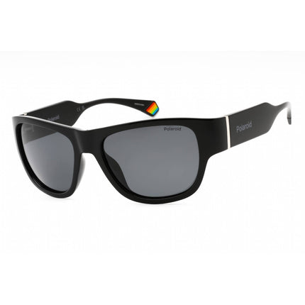 Polaroid Core Unisex Sunglasses - Black Plastic Rectangular Frame | PLD 6197/S 0807 M9 ,