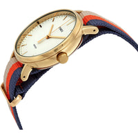 Timex Men's Watch - Weekender Fairfield Beige/Orange/Navy Nylon Strap | TW2P91600 ,
