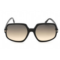Tom Ford Women's Sunglasses - Shiny Black Plastic Oversized Shape Frame | FT0992 01B ,