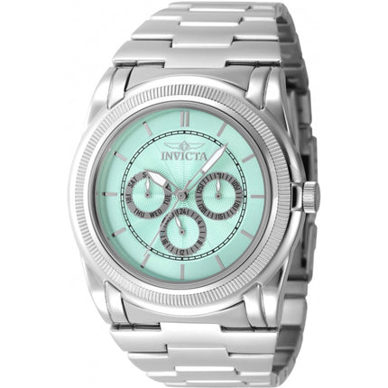 Invicta Men's Watch - Slim Day Turquoise Dial Silver Stainless Steel Bracelet | 46260 ,