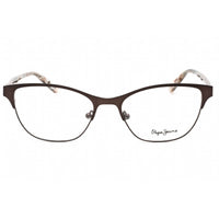 Pepe Jeans Women's Eyeglasses - Brown Metal Cat Eye Frame Clear Demo Lens | PJ1386 C1 ,