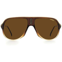 Carrera Unisex Sunglasses - Brown Gradient Plastic Frame Brown Lens | SAFARI65/N 00MY ,