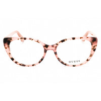 Guess Women's Eyeglasses - Pink /Other Acetate Cat Eye Full Rim Frame | GU50107 074 ,