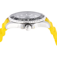 Invicta Men's Watch - Pro Diver Rotating Bezel Charcoal Dial Yellow Strap | 47163 ,