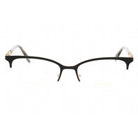 Emozioni Women's Eyeglasses - Matte Black Gold Cat Eye Full Rim | EM 4412 0I46 00 ,