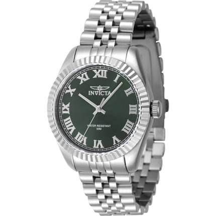 Invicta Women's Watch - Specialty Green Dial Silver Stainless Steel Bracelet | 47410 ,