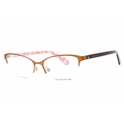 Kate Spade Women's Eyeglasses - Matte Brown Metal Cat Eye Frame | Adalina 04IN 00 ,