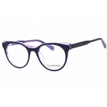 Calvin Klein Jeans Women's Eyeglasses - Navy/Crystal Purple Cat Eye | CKJ19511 408 ,