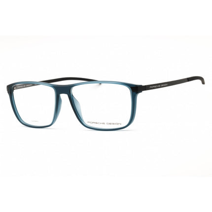 Porsche Men's Eyeglasses - Blue Injected Propionate Rectangular Full Rim | P8327 B ,