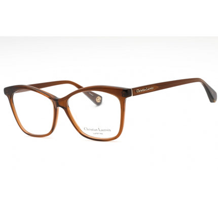 Christian Lacroix Women's Eyeglasses - Brown Plastic Cat Eye Full Rim | CL1070 155 ,