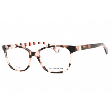 Kate Spade Women's Eyeglasses - Pink Havana Plastic Cat Eye Frame | Emilyn 0HT8 00 ,