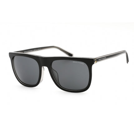 Armani Exchange Men's Sunglasses - Black Plastic Square Full Rim | AX4102SF 831887 ,