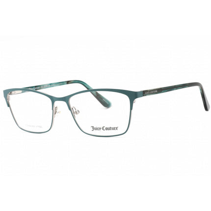 Juicy Couture Women's Eyeglasses - Teal Rectangular Metal Frame | JU 232 0ZI9 00 ,