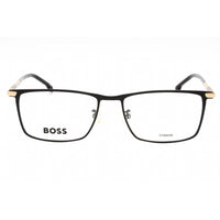 Hugo Boss Men's Eyeglasses - Matte Black Gold Full Rim Frame | BOSS 1226/F 0I46 00 ,