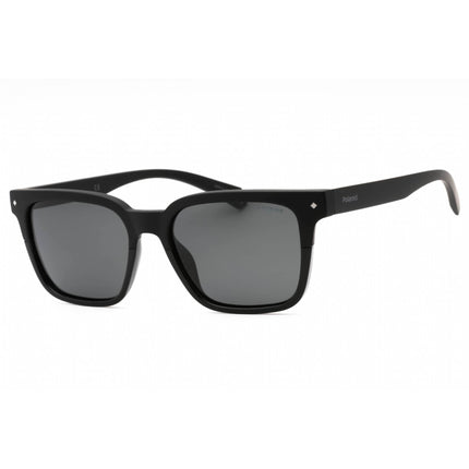 Polaroid Core Unisex Sunglasses - Black Rectangular Full Rim | Pld 6044/S 0807 00 ,