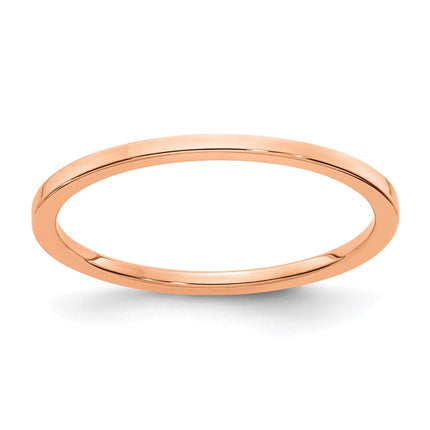 14K Rose Gold 1.2mm Flat Stackable Band | STK16-120R ,
