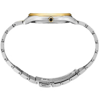 Seiko Men's Watch - Essentials Quartz Silver Tone Dial Two Tone Bracelet | SRK048 ,