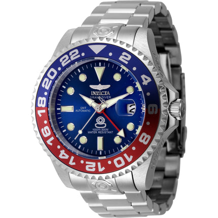 Invicta Men's Watch - Pro Diver Automatic Blue Dial Silver Steel Bracelet | 45669 ,