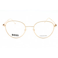 Hugo Boss Women's Eyeglasses - Rose Gold Metal Round Shape Frame | BOSS 1530 0000 00 ,