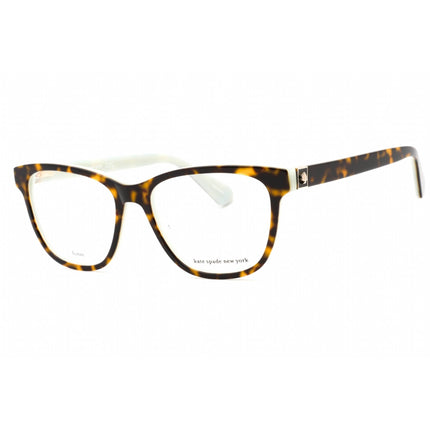 Kate Spade Women's Eyeglasses - Havana Green Plastic Cat Eye Frame | VERNA 0PHW 00 ,
